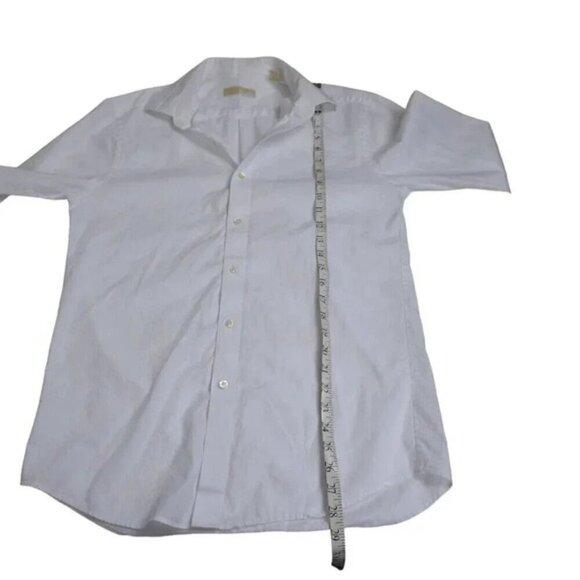 Michael Michael Kors White Button Down Dress Shirt Cotton Size 16 - Picture 10 of 10